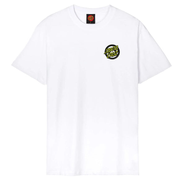 Santa Cruz Tee shirt Roskopp Screaming Target White