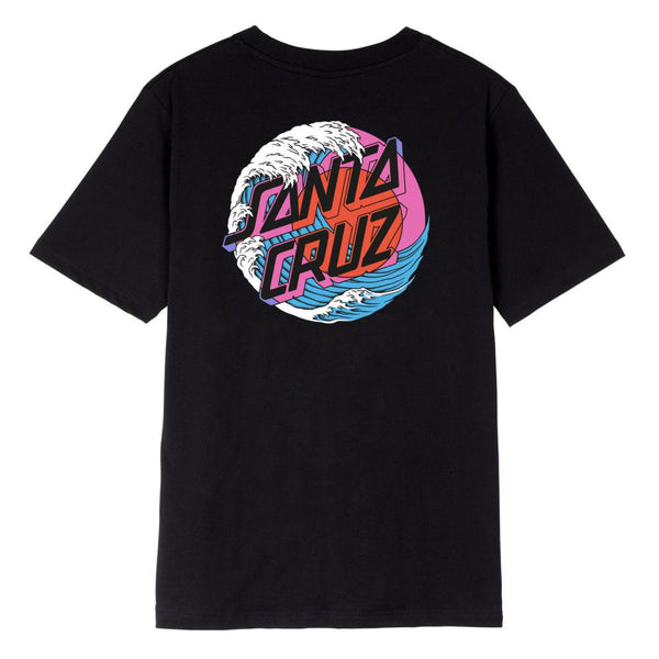 Santa Cruz Womens T-Shirt Tsunami Dot Black Sample with tags 30% off