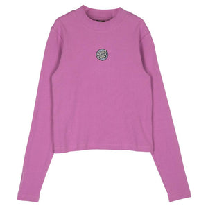 Santa Cruz Womens L/S T-Shirt Other Dot Mauve Small up to 50% off