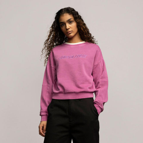 Santa Cruz Womens Crew Nomad Strip Mauve Small Sample up to 50% off