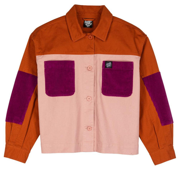 Santa Cruz Womens Nomad Overshirt Jacket Ginger Size 8 Sample up to 50% off
