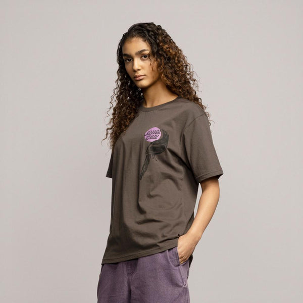 Santa Cruz Womens T-Shirt Raven Charcoal