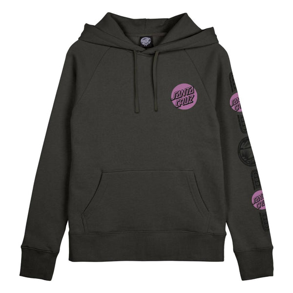 Santa Cruz Womens Hoodie SC Western Charcoal