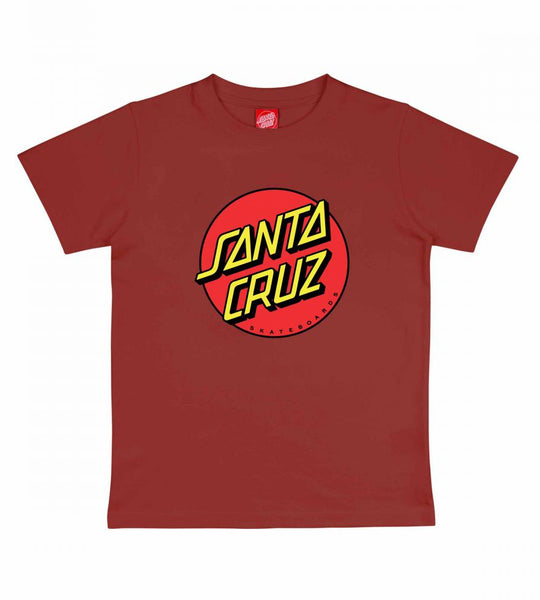 Santa Cruz Youth tee shirt Classic Dot Ketchup