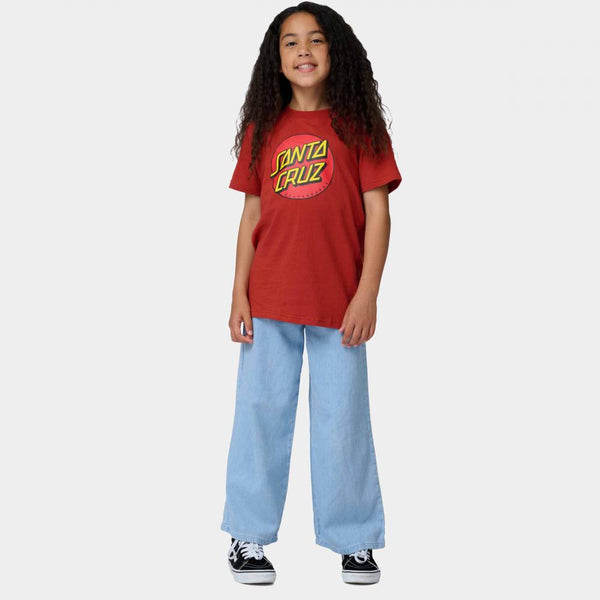 Santa Cruz Youth tee shirt Classic Dot Ketchup