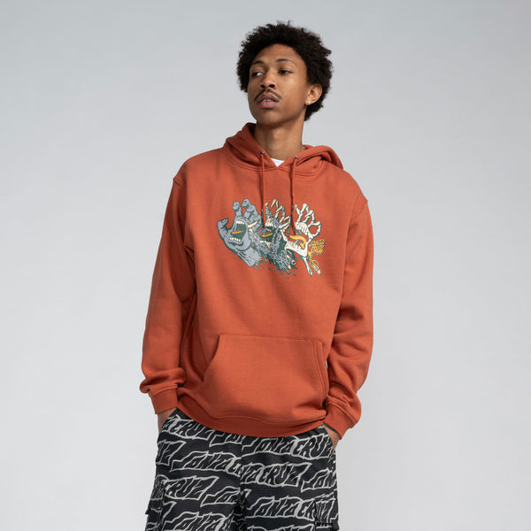 Santa Cruz Hoodie Evolved Hand Front Baked Clay