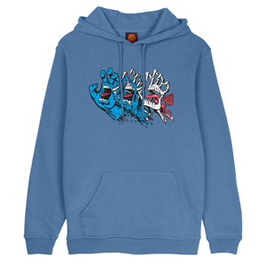 Santa Cruz Hoodie Evolved Hand Front Dusty Blue