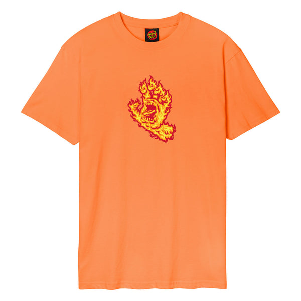 Santa Cruz Tee shirt Flame Hand Washed Apricot