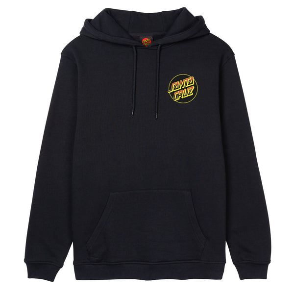 Santa Cruz Hoodie Kendall Wolf Dot Black