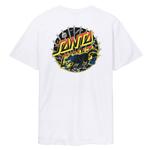 Santa Cruz Tee shirt Kendall Wolf Dot White