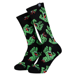Santa Cruz SB Hand Repeat Socks Black 1 pair Size UK 8-11