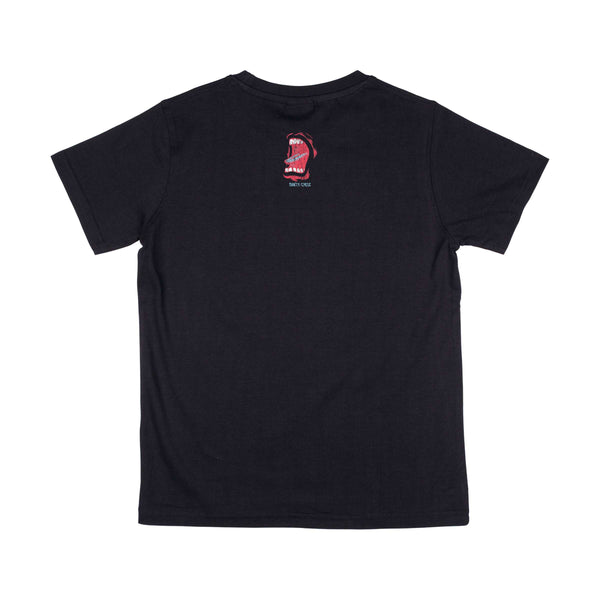 Santa Cruz Youth tee shirt VTG Screaming Connect Black