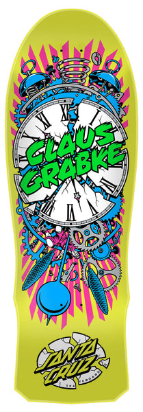 Santa Cruz skateboard deck Grabke Exploding Clock Reissue 10.04"