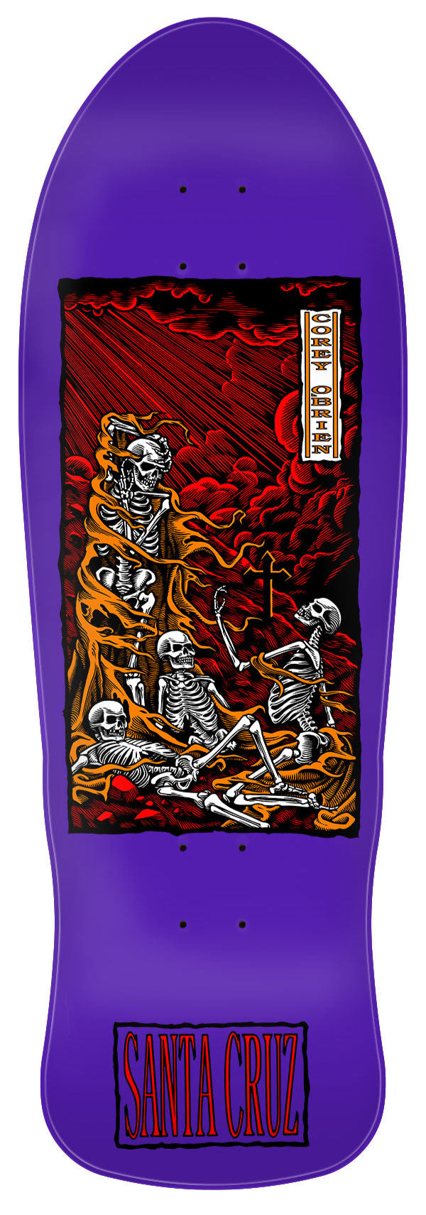 Santa Cruz skateboard deck O'Brien Purgatory Reissue 9.85"