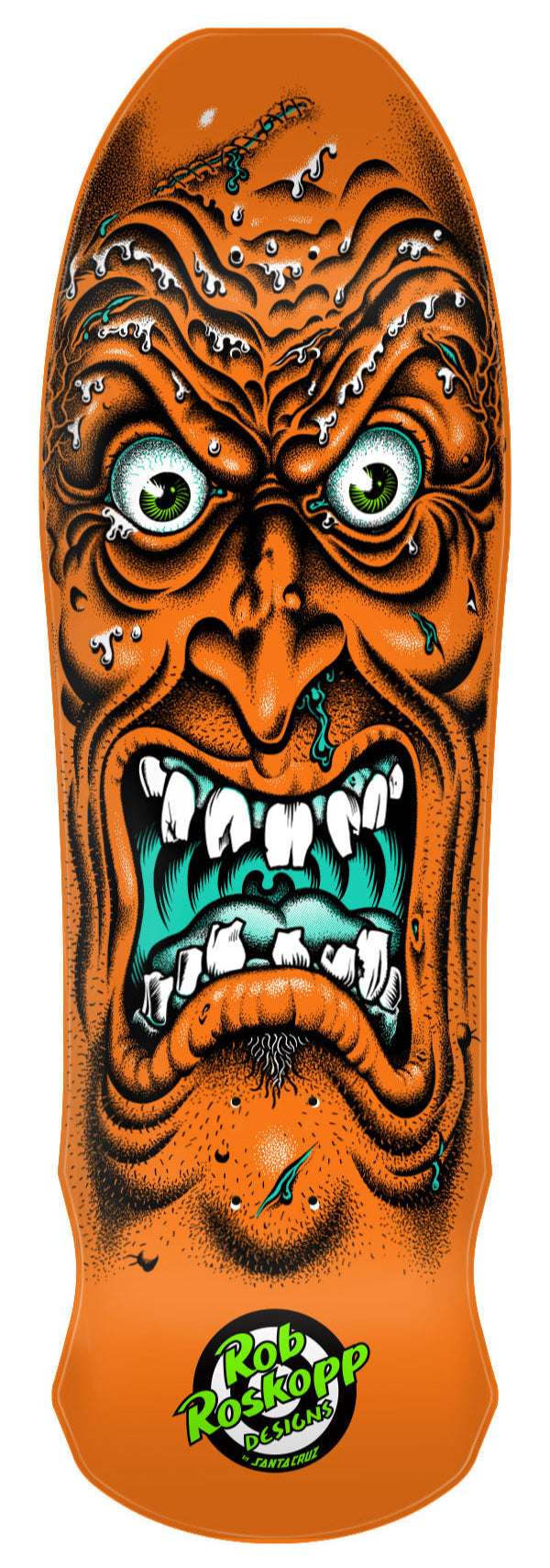 Santa Cruz skateboard deck Roskopp Face Reissue Orange 9.5"