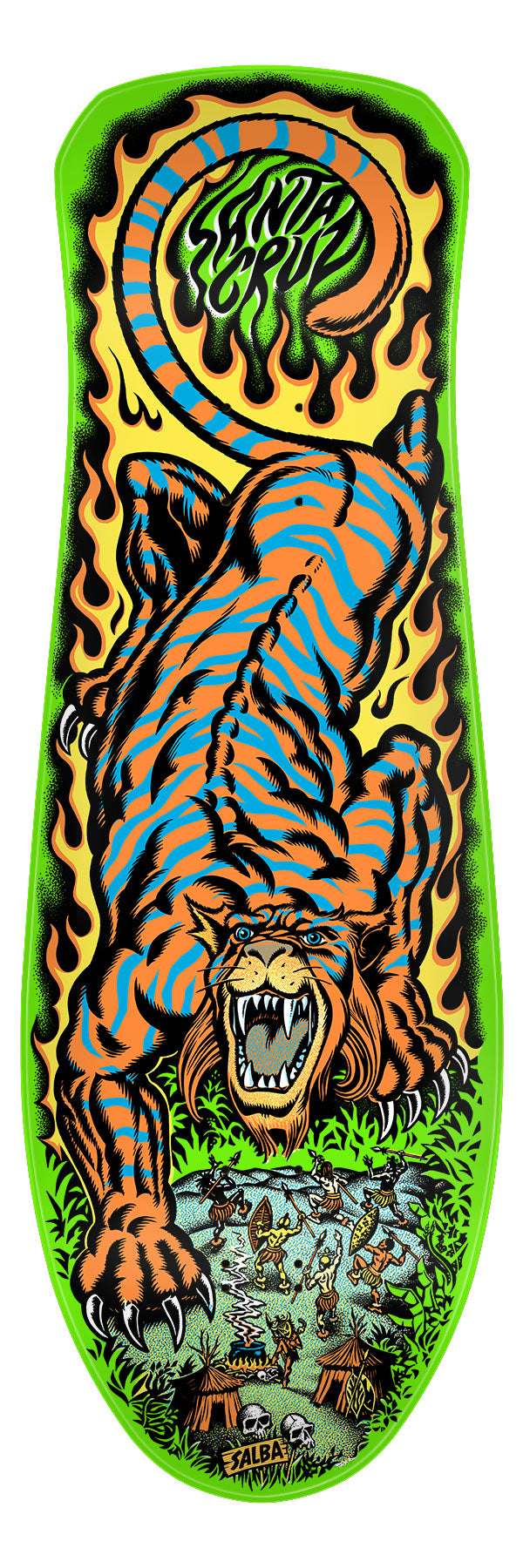 Santa Cruz skateboard deck Salba Tiger Reissue 10.3"