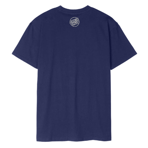 Santa Cruz tee shirt Contour Hand Deep Cobalt
