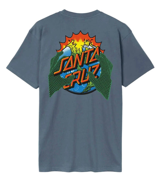 Santa Cruz tee shirt Kendall End Of Then Dot Storm Grey
