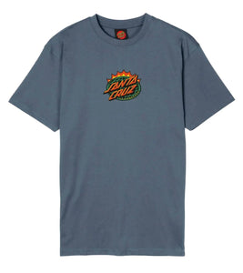 Santa Cruz tee shirt Kendall End Of Then Dot Storm Grey