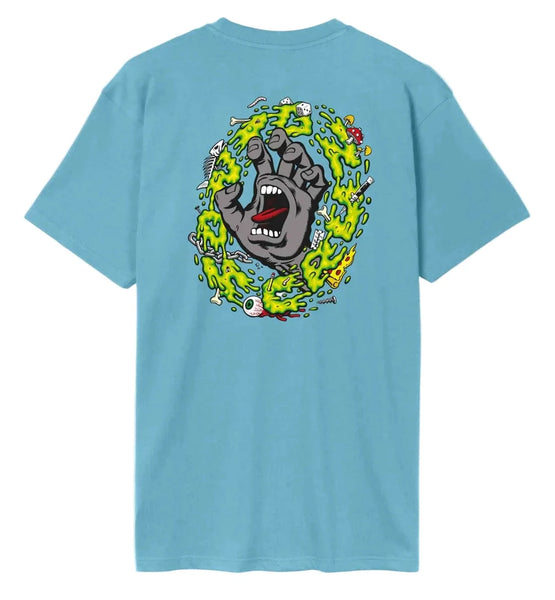 Santa Cruz tee shirt Slime Scream Norse Blue