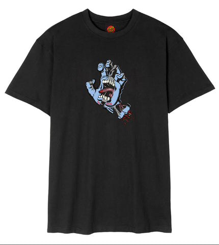 Santa Cruz tee shirt Torn Hand Black