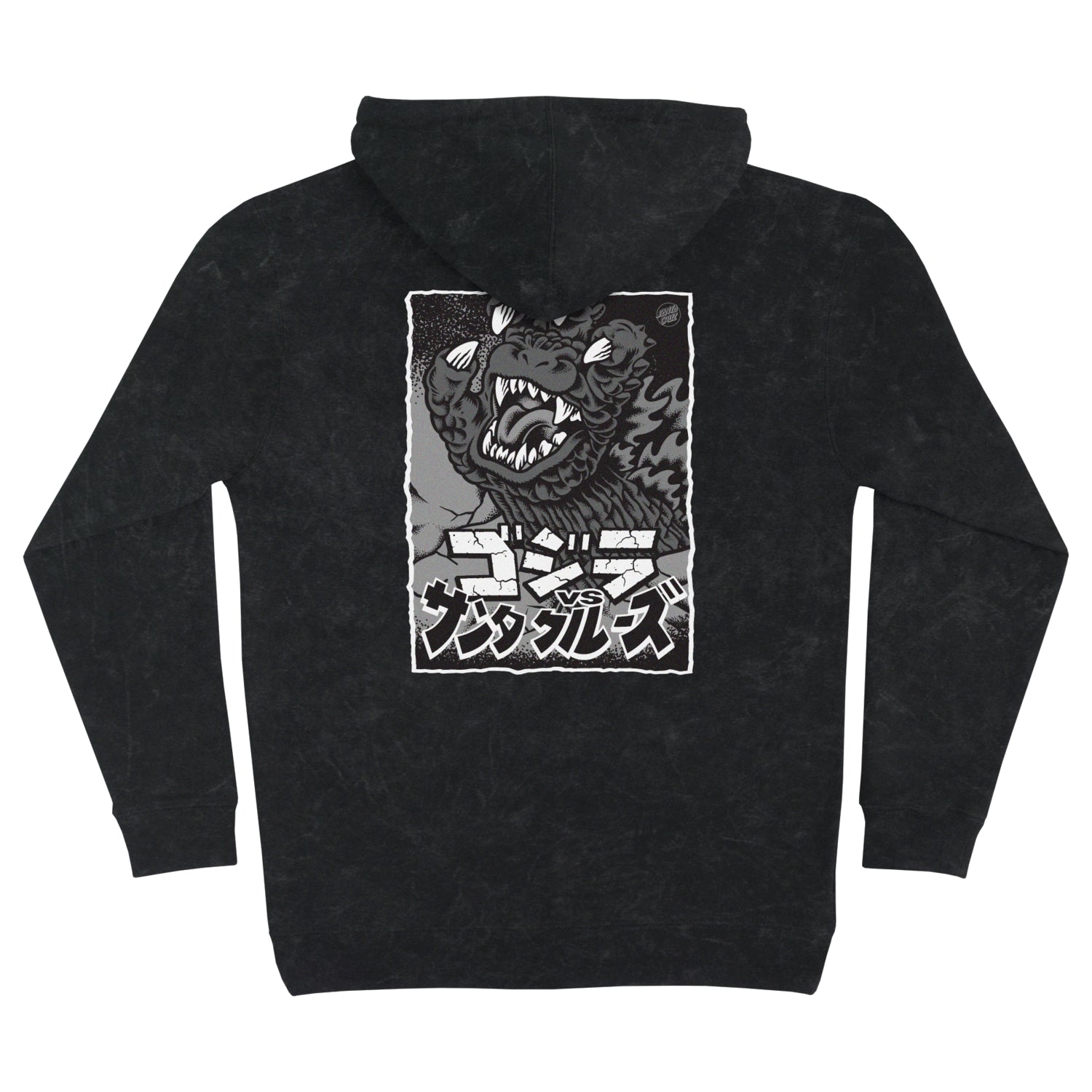 Santa Cruz x Godzilla Pullover hoodie Godzilla Hand Black
