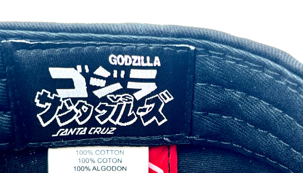 Santa Cruz x Godzilla Snapback cap Black One size