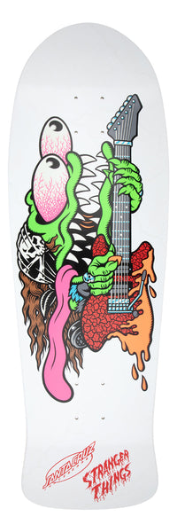 Santa Cruz x Stranger Things Season 5 skateboard deck Meek Slasher White 10.1"