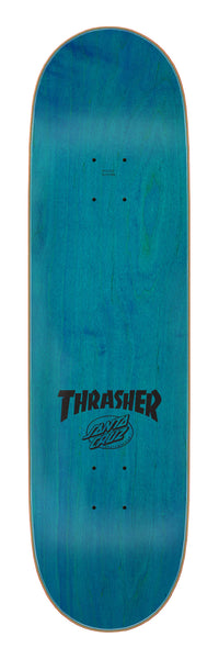 Santa Cruz x Thrasher Skateboard deck Thrasher Screaming Hand Flame Black 8.5" SCR-SKD-5065