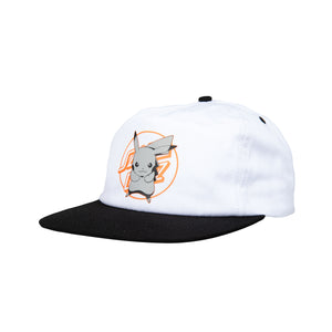 Santa Cruz x Pokemon Pikachu Cap Adult White O/S SCA-CAP-0429