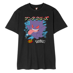 Santa Cruz x Pokemon Adult Ghost Type 3 T-Shirt Black
