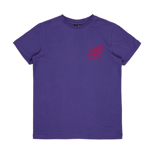 Santa Cruz x Pokemon Fire Type 1 Youth T-Shirt Purple