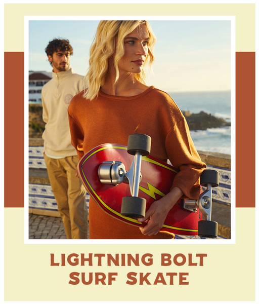 Lightning Bolt Surf Skate Pipeliner Red 31" 99AUNSKF001