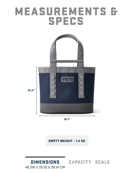 YETI Camino® 35 Carryall Tote Bag – Pace Purple / Blue