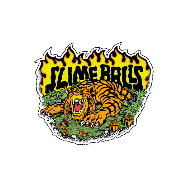 Slime Balls skateboard wheels Salba Tiger Vomits 95A 60mm Orange