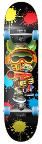 Speed Demons skateboard complete Paintballer 7.50"