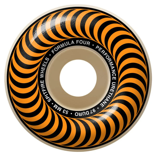 Spitfire Formula Four Classic Wheels – 53mm 97A (Natural) Pack of 4