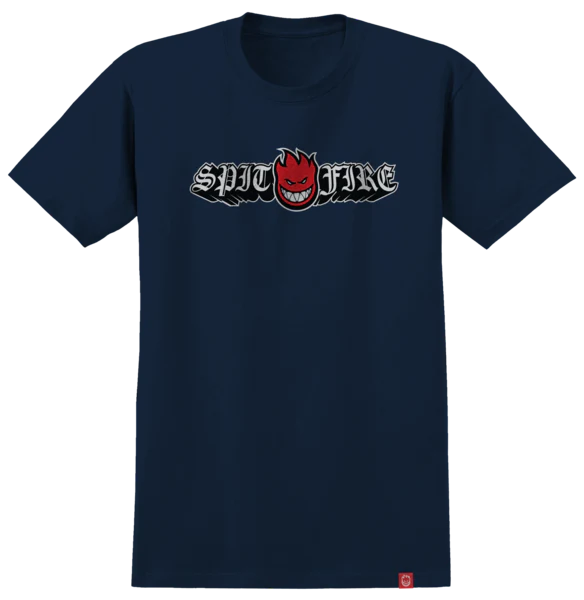 Spitfire Youth tee shirt Old E Drop Bighead True Navy