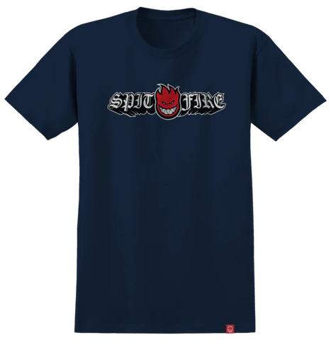 Spitfire Youth tee shirt Old E Drop Bighead True Navy