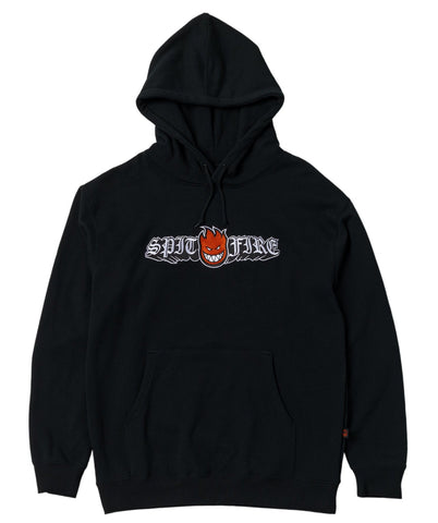 Spitfire pullover hoodie Old E Drop Bighead Emb Black