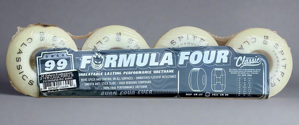 Spitfire skateboard wheels Formula Four Classics 99A Natural 58 MM
