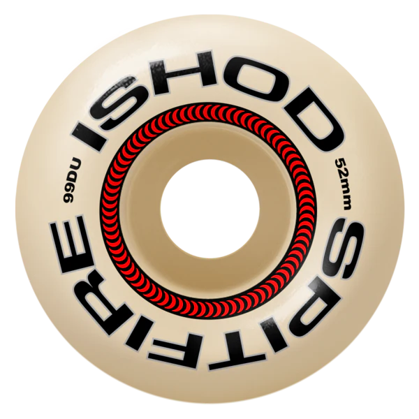 Spitfire skateboard wheels Formula Four Ishod Lock-In Classic 99A 52mm (Pack of 4)