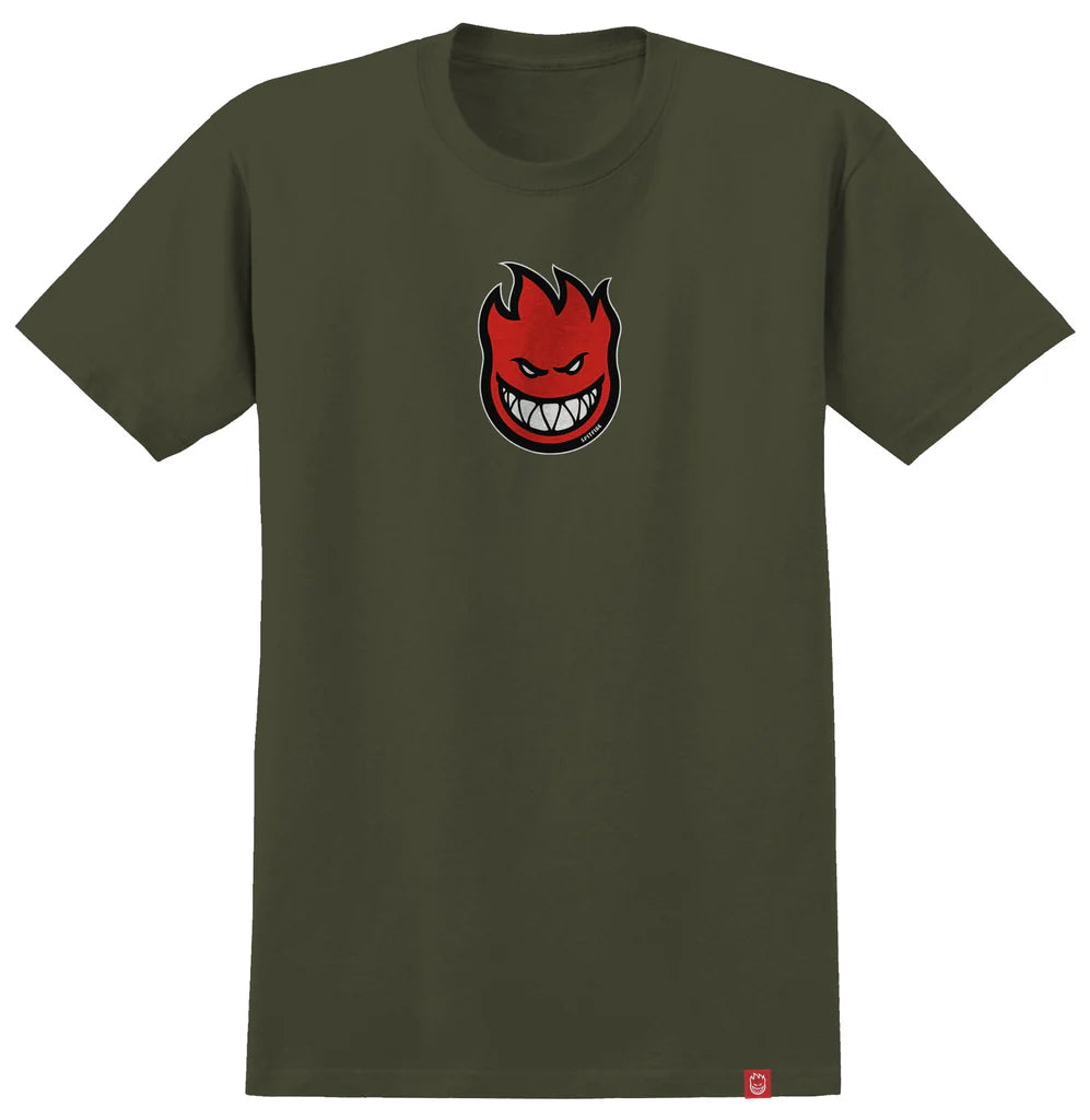 Spitfire tee shirt Bighead Mid Fill Military Green