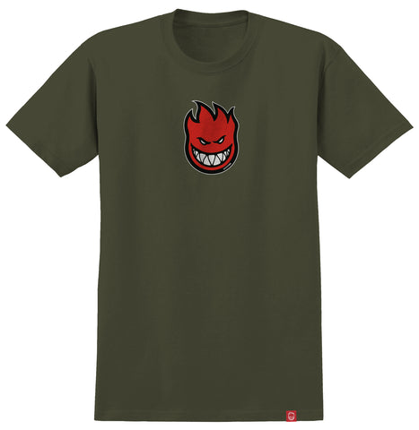 Spitfire tee shirt Bighead Mid Fill Military Green