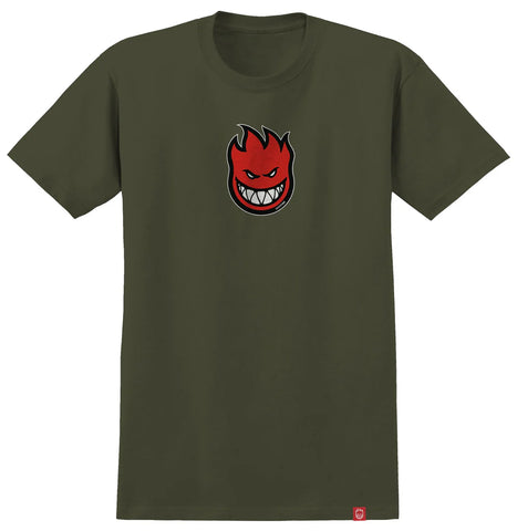 Spitfire tee shirt Bighead Mid Fill Military Green