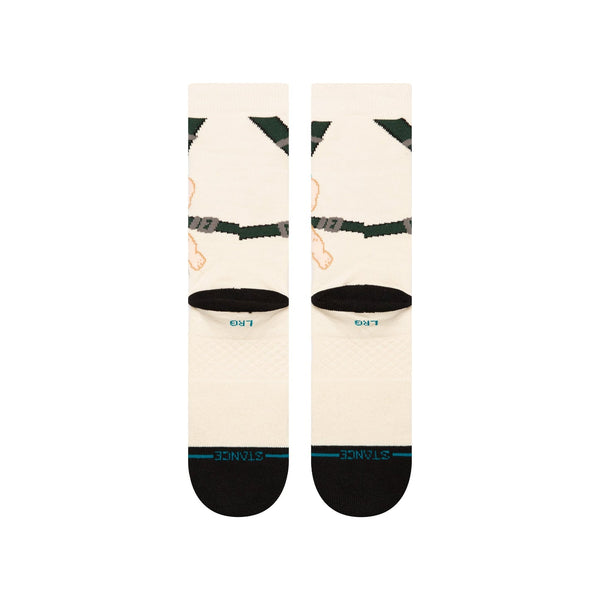 Stance Carlos Crew Socks Off White