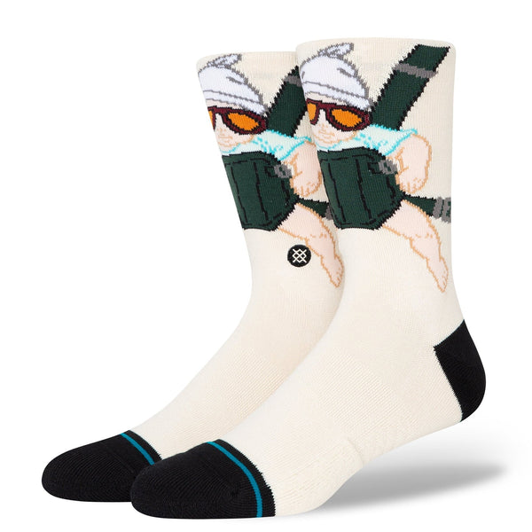 Stance Carlos Crew Socks Off White