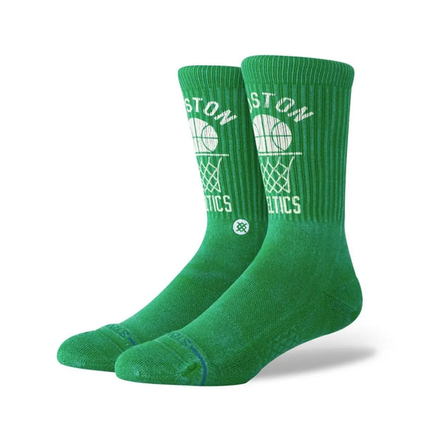 Stance Crew Socks NBA Vintage Boston Celtics Green