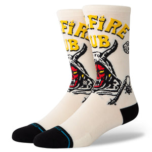 Stance Hellfire Crew Socks Vintage White A545B24HEL-VWH