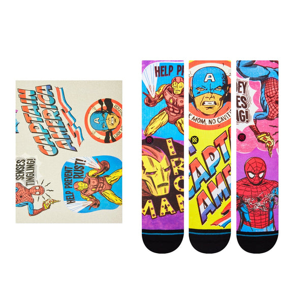 Stance The Marvel Crew Large Socks Box Set A556D23MAV